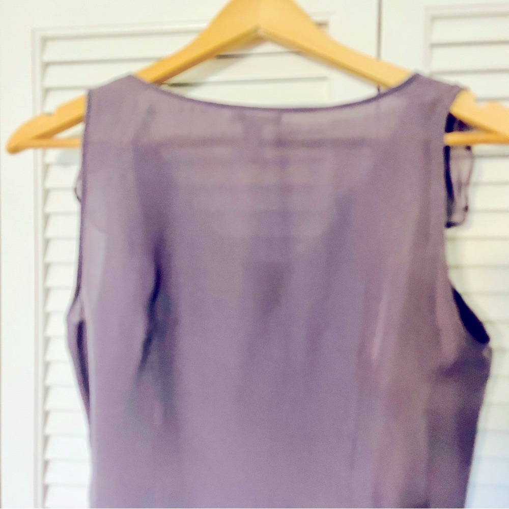J. Crew Silk Ruffled Sleeveless Top - Picture 7 of 8